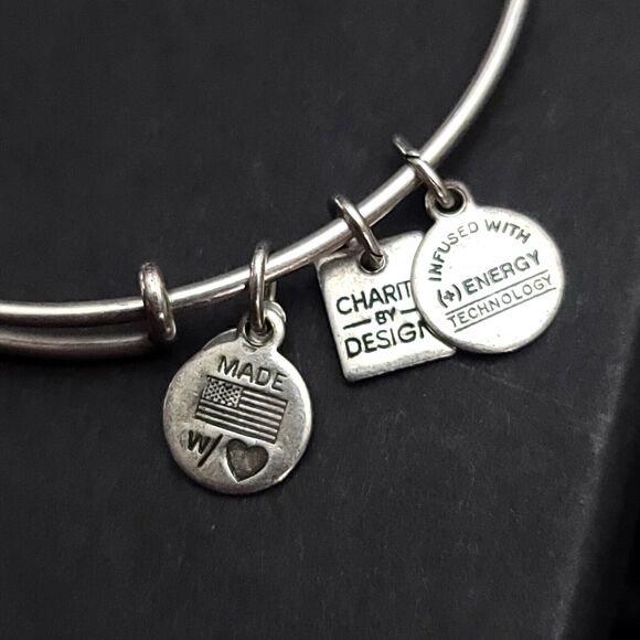 Alex And Ani Gift Box Charm Bracelet - Picture 3 of 6